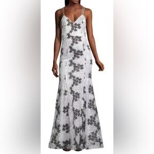 My Michelle Women White Floral Special Event  Dress Size 3 NWT